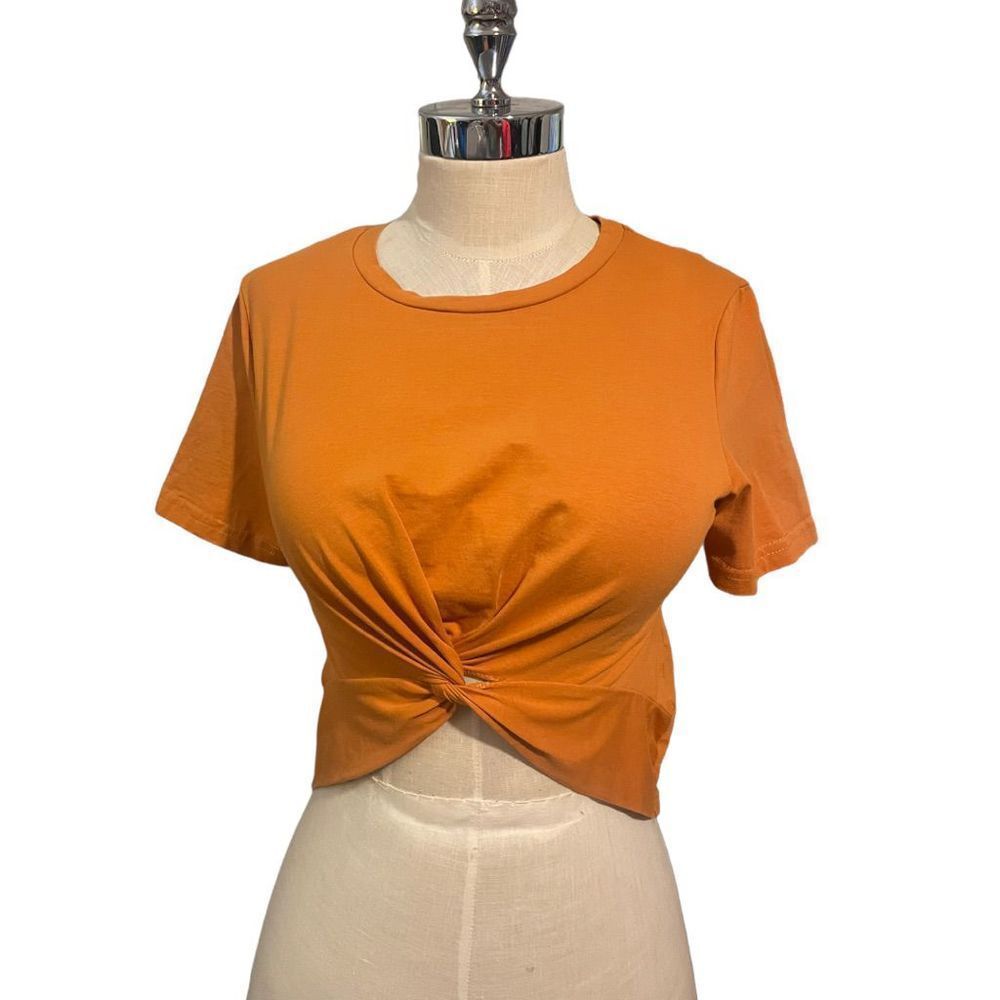 Earth Bound Cropped Short Sleeve Top